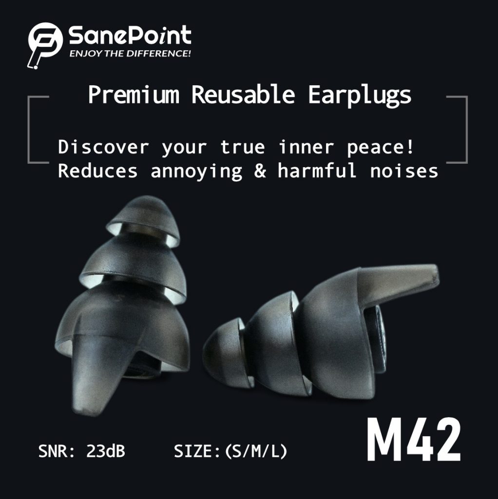 Premium Quality Reusable Earplugs Main Image